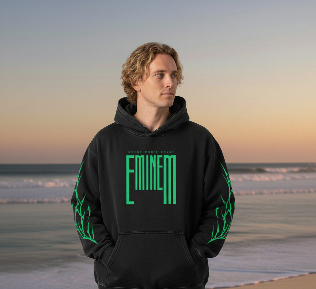 Eminem "Guess Who's Back" Oversized Rap God Hoodie
