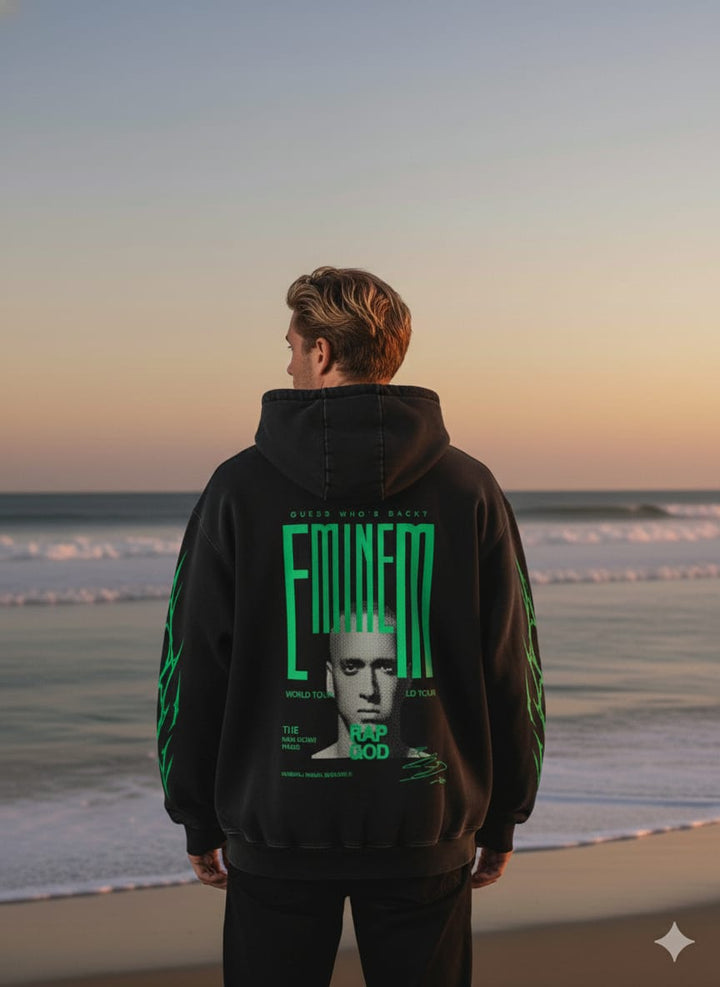 Eminem "Guess Who's Back" Oversized Rap God Hoodie